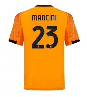 AS Roma Gianluca Mancini #23 Udebanetrøje 2025-26 Kort ærmer AS Roma Gianluca Mancini #23 Udebanetrøje 2025-26 Kort ærmer